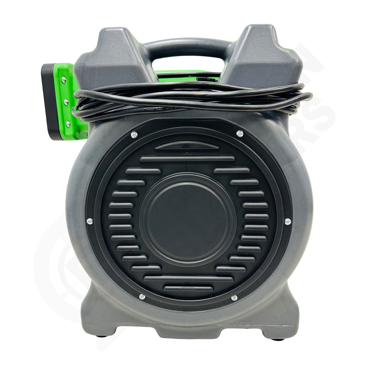 GrayPB-150  1.5 HP Blower with coiled black cable on a white background